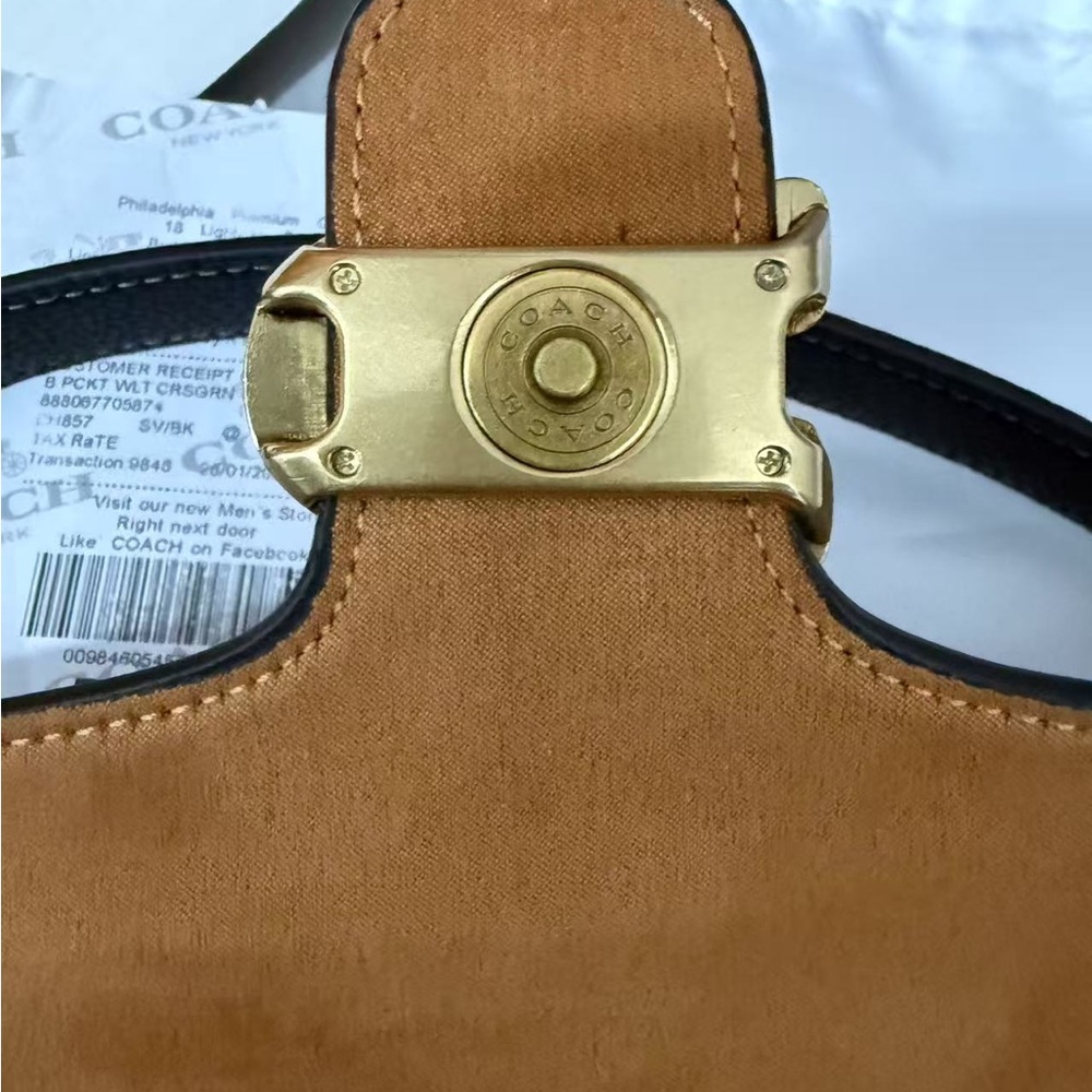 Coach Black Leather Shoulder Bag - Picture 7 of 14
